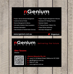 Business Card Design Project - Technology Solutions & Services | Business Card Design by MPStudio