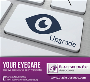 Advertisement Design by JCR for Blacksburg Eye Associates | Design #3208840