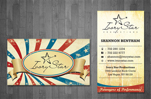 Theater Production Company in Las Vegas | Business Card Design by MPStudio