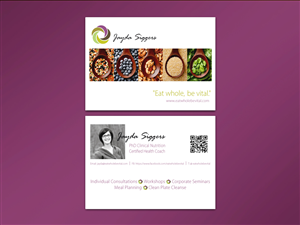 Nutrition Consulting Business needs a Postcard | Broschüren-Design von Sonya