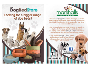 Flyer Design by Christine Truter for Marshalls Pet Food Store Ltd. | Design #77043