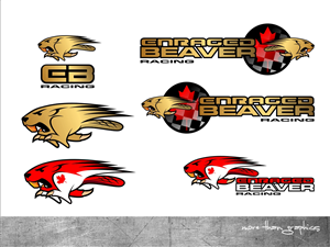 Enraged Beaver Racing | Logo Design by vladst2004