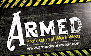 Armed Work Wear Car Sticker | Sticker Design by Karolin