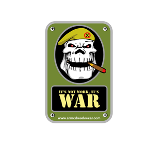 Sticker Design by dv for Armed Work Wear | Design: #3358188