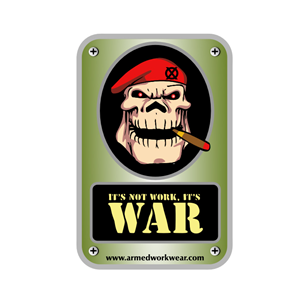 Sticker Design by dv for Armed Work Wear | Design: #3358998