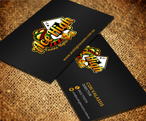 Ace High Casino Nights Business Card Design | Visitenkarten-Design von Sarah Haroon