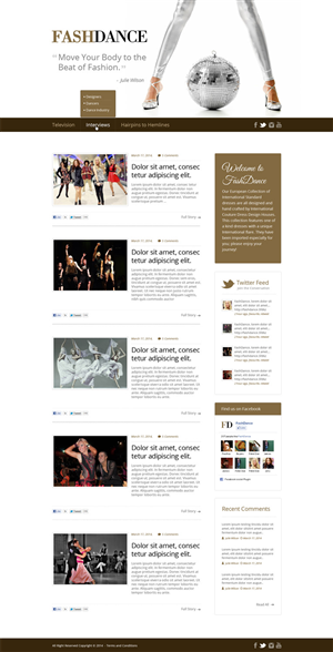 Fashion Dance Blog | Web-Design von AVROM