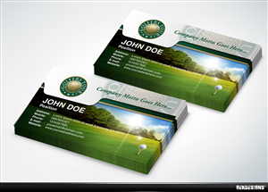 Golfers Tour Business cards | Business Card Design by G3K