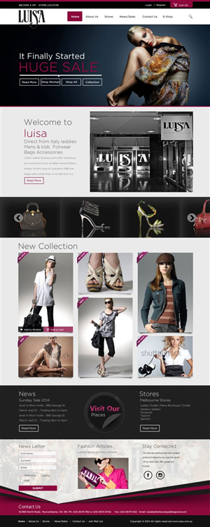 Fashion Site | Web-Design von TechWise