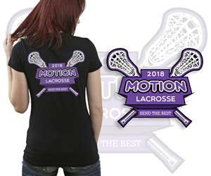 Motion Lacrosse T Shirt Design | Graphic Design by dsgrapiko