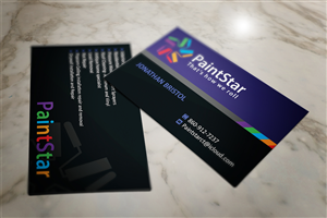 Paintstar, an needs a business card | Business Card Design by MT