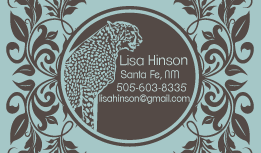 Business Card Design by ChloeLouiseLangford for Lisa Hinson | Design #3386802