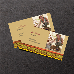 Business Card Design by Venus L. Penaflor for Lisa Hinson | Design #3384589