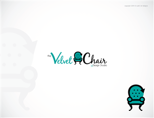 The Velvet Chair reDesign Studio | Logo Design by Sushi Roll Designs