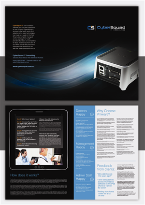 VMware View VDI Brochure Design for IT Company | Brochure Design by Diseno Advertising Pte Ltd