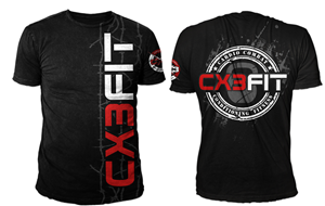 CX3FIT Cross Fitness Training T-Shirt Design. | T-Shirt-Design von Jonya