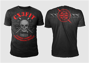 CX3FIT Cross Fitness Training T-Shirt Design. | T-Shirt-Design von 777SKY