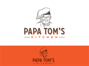 Papa Tom's Kitchen  | Logo Design by arsenix blank