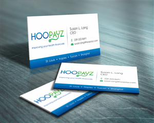 Healthcare technology firm needs business card layout.  Logo provided. | Business Card Design by HYPdesign