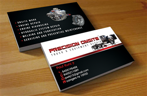 diesel mechainc buisness card design | Business Card Design by Hardcore Design