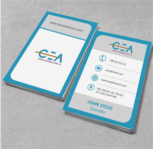 Business Card Design by AwsomeD for Corporate Environmental Advisors, Inc.  | Design #3455255