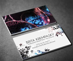 Brita's Ceramic Business cards ideas  | Business Card Design by Ethien