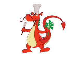 Kitchen Dragon | Vektor-Design von Grace A