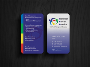 Transition care of America  | Business Card Design by HYPdesign