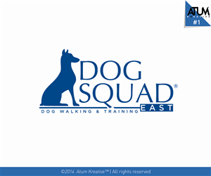 Logo for a dog walking business  | Graphic Design by Atum Kreative™