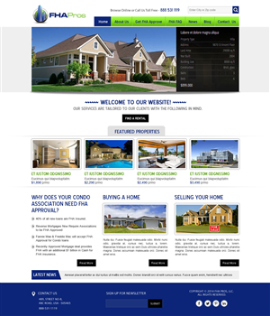 Wordpress Design by Vblue for Ardent Technology Solutions | Design #3564666