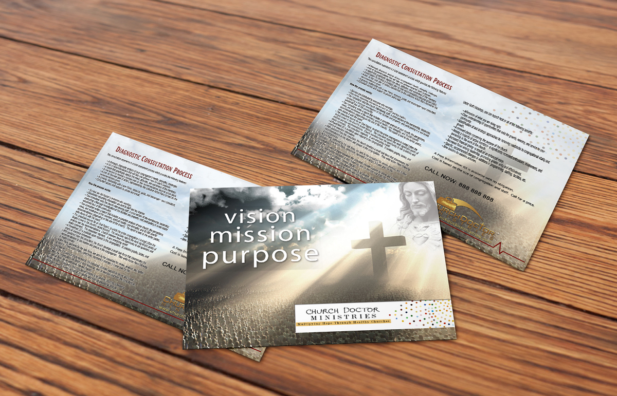 Postkarten-Design von FutureDesigne für Church Doctor Ministries | Design #3574717