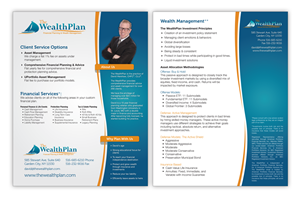 The WealthPlan Flyer (not postcard) | Postcard Design by ProGravix