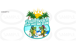 Palm Beach Gator Snow Ski Club | Logo Design by Dynamic