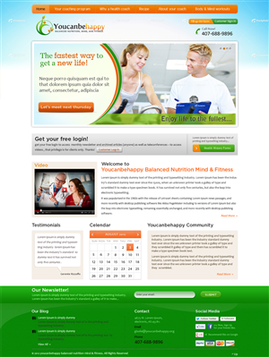 Web Design Youcanbehappy | Web-Design von Mayank Patel