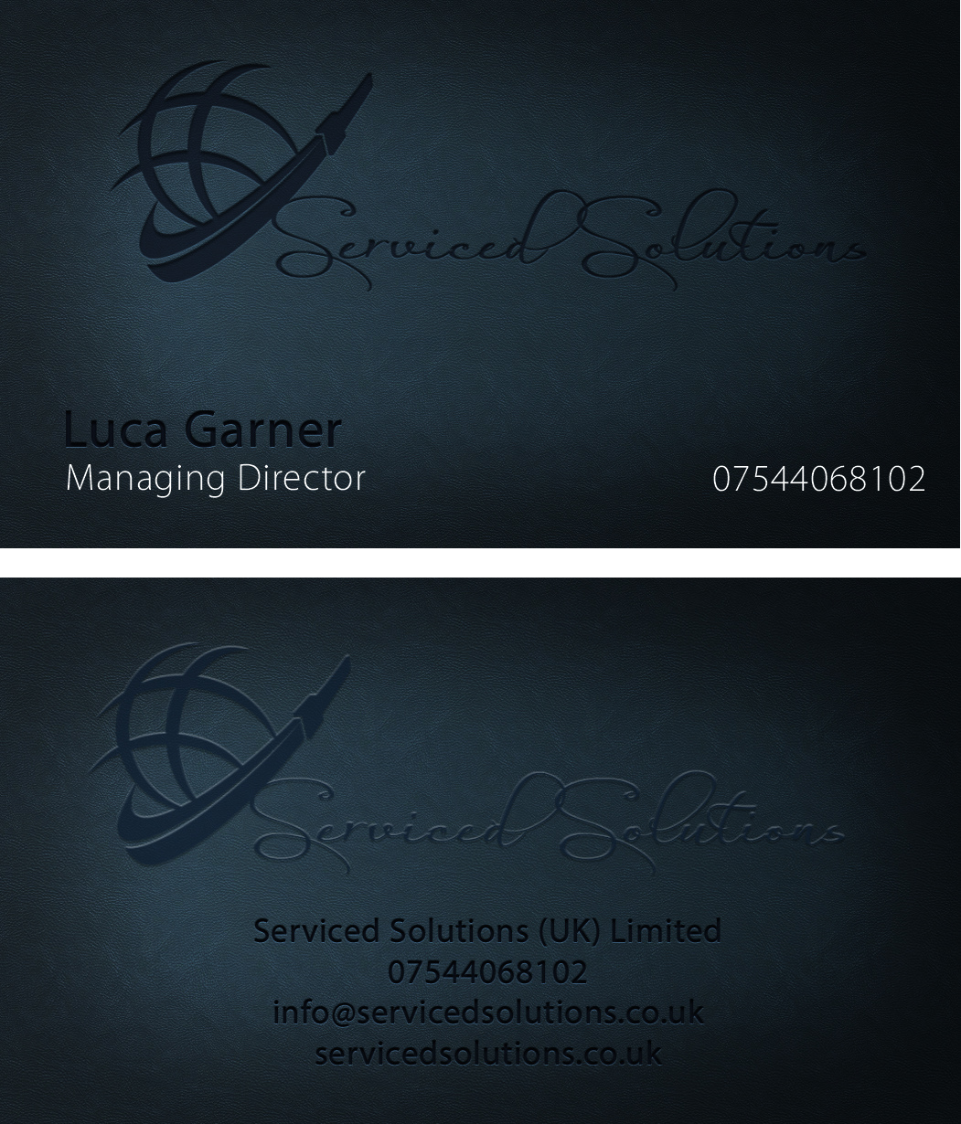 Business Card Design by TedAtkinson for Serviced solutions (UK) limited | Design #3714552