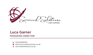 Business Card Design by yadunath for Serviced solutions (UK) limited | Design: #3732705