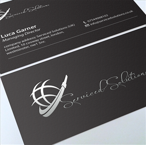 Business Card Design by nafizrahat for Serviced solutions (UK) limited | Design: #3714278