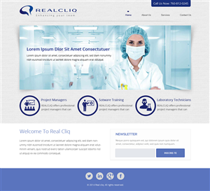 Web Design by OM for Reacliq Inc. | Design #3767587