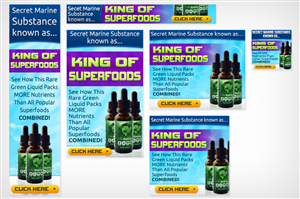 Banner Ad for Premium Supplement - OCEANS ALIVE | Banner Ad Design by Levardos