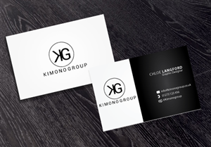 Logo and Business Card Design by ChloeLouiseLangford for Kimono Group | Design #3810077