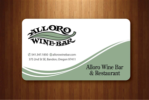 Business Card Design Project for a Restaurant/Wine Bar | Business Card Design by Sbss