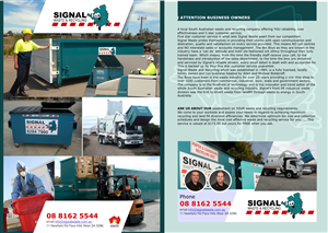 Brochure Design by cornel888 for Signal waste and recycling | Design #3814056