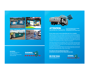 Brochure Design by Birdesign for Signal waste and recycling | Design #3824840