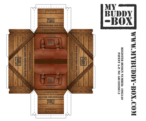 Turn My Buddy-Box from a practical essential into must have shopping accessory for ShoppaBox | Verpackungs-Design von GliderGraphx