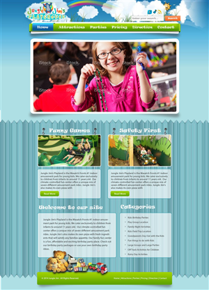 Web Design by TechWise for Jungle Jim''s Playland | Design #3824725