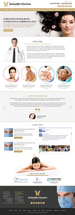 Medical Website - (plastic Surgery) | Web Design by Pixeleas