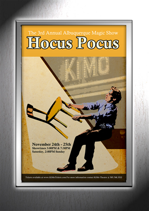 Poster design for the HOCUS POCUS magic show. | Poster Design by Svetlin Angelov