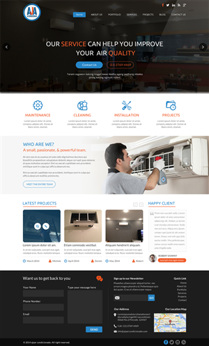 AJA Condition Air WebSite | Web-Design von Sbss