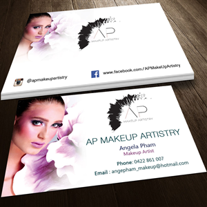 Makeup artist looking for business card design  | Business Card Design by Sandaruwan