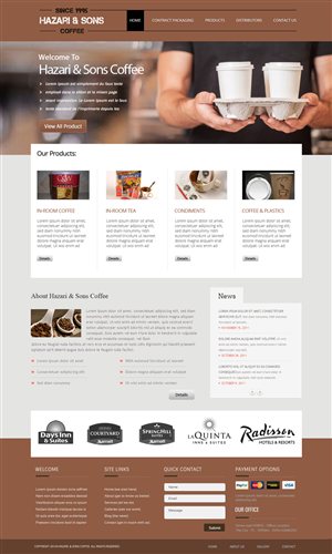 Coffee and Plastics | Web Design by OM